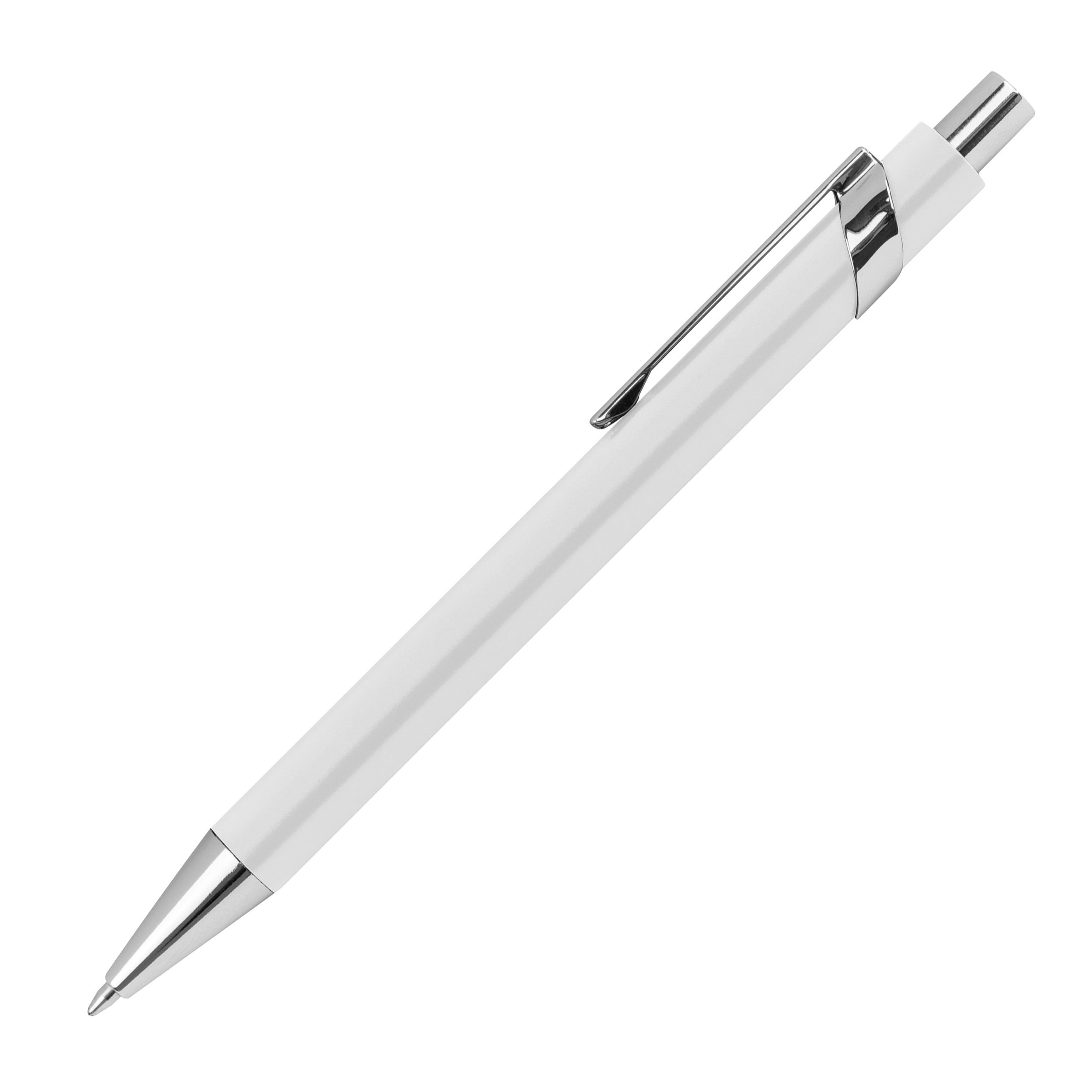 MA10716-06Kugelschreiber aus Metall_ weiss