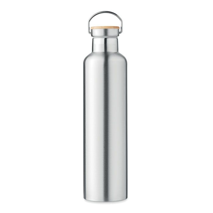MO6373-16Helsinki Large Isolierflasche 1000 m l_ Mattsilber