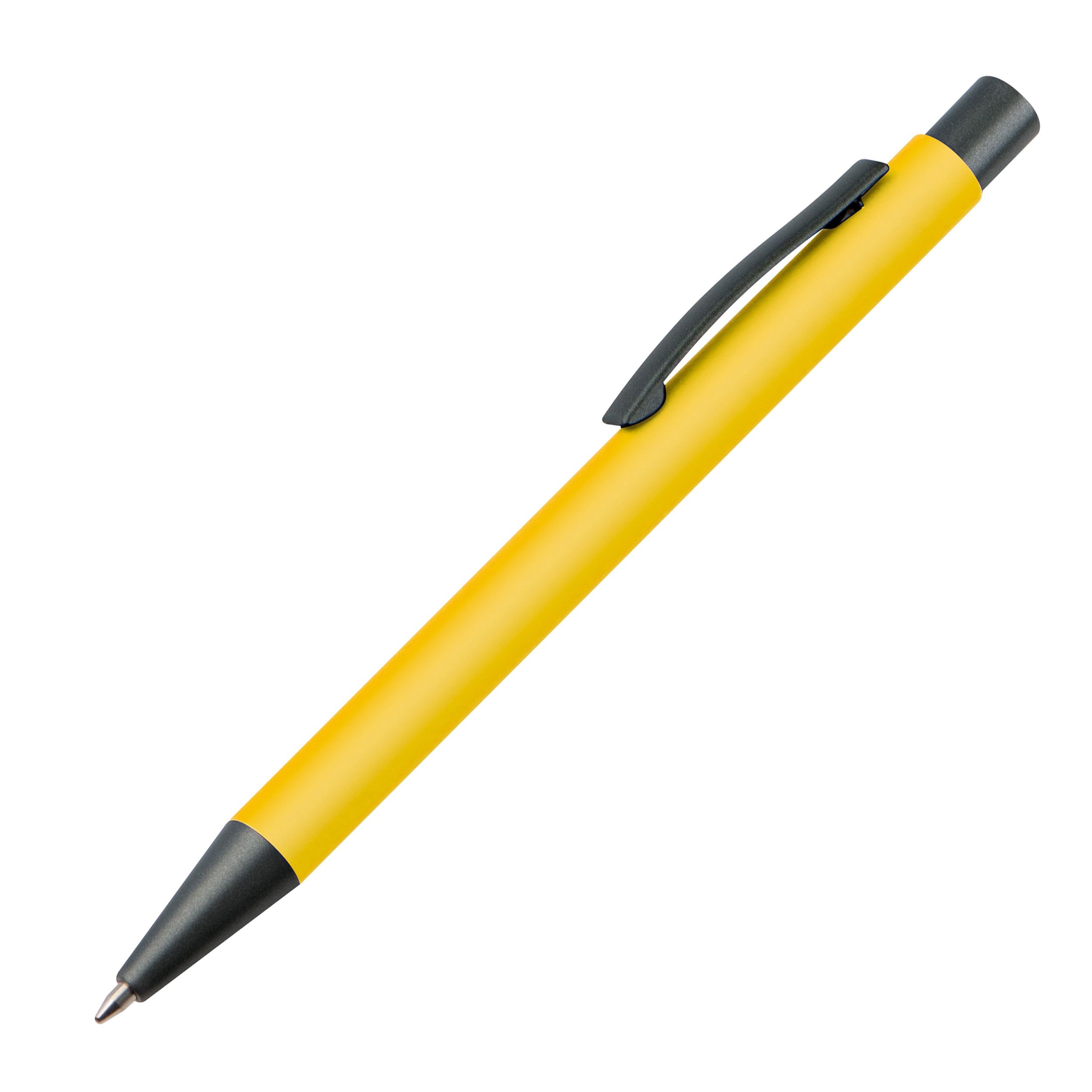 MA10945-08Matter Kugelschreiber mit Metallclip  _ gelb