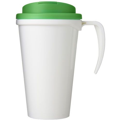 PF210420-13Brite-Ameriano® Grande 350 ml Isolierbecher mit auslaufsicherem Schraubverschluss_ weiss_gruen