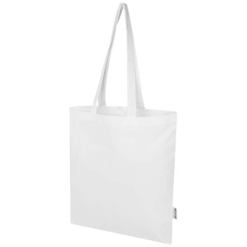 PF120760Madras Blend 140 g_m² Tragetasche aus GRS-recycelter Baumwolle 7L PF120760Madras Blend 140 g_m² Tragetasche aus GRS-recycelter Baumwolle 7L