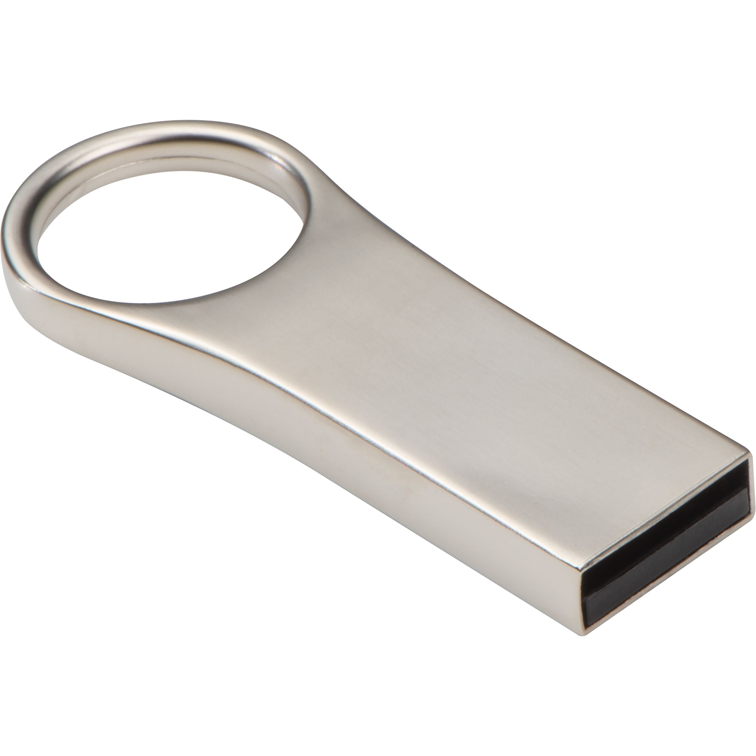 MA21493-07USB Stick aus Metall 8GB ROSEMARIE_ silbergrau_ 8 GB