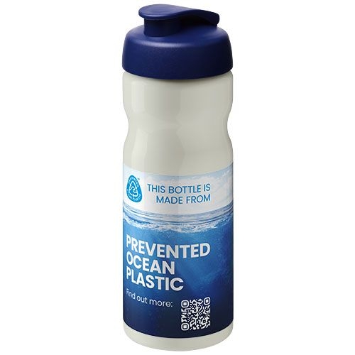 PF210097-23H2O Active® Eco Base 650 ml Sportflasche mit Klappdeckel_ elfenbeinweiss_blau