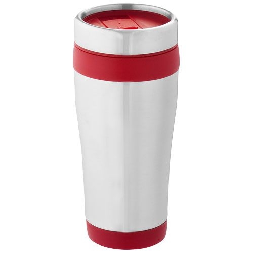PF100763-2Elwood 410 ml RCS-zertifizierter Isolierbecher aus recyceltem Edelstahl _ rot