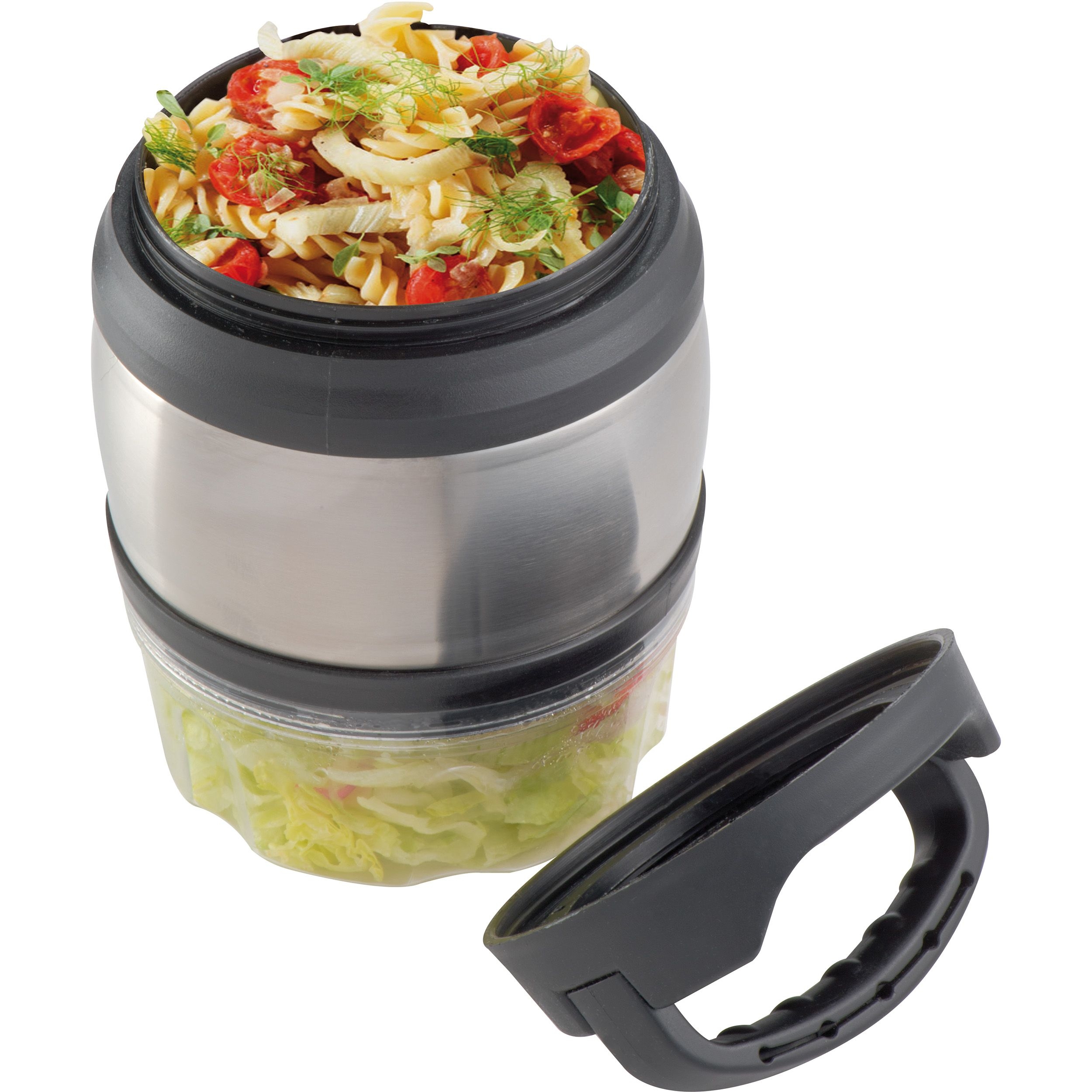 MA88489-07Lunch Box mit Tragehenkel_ 600ml_ silbergrau