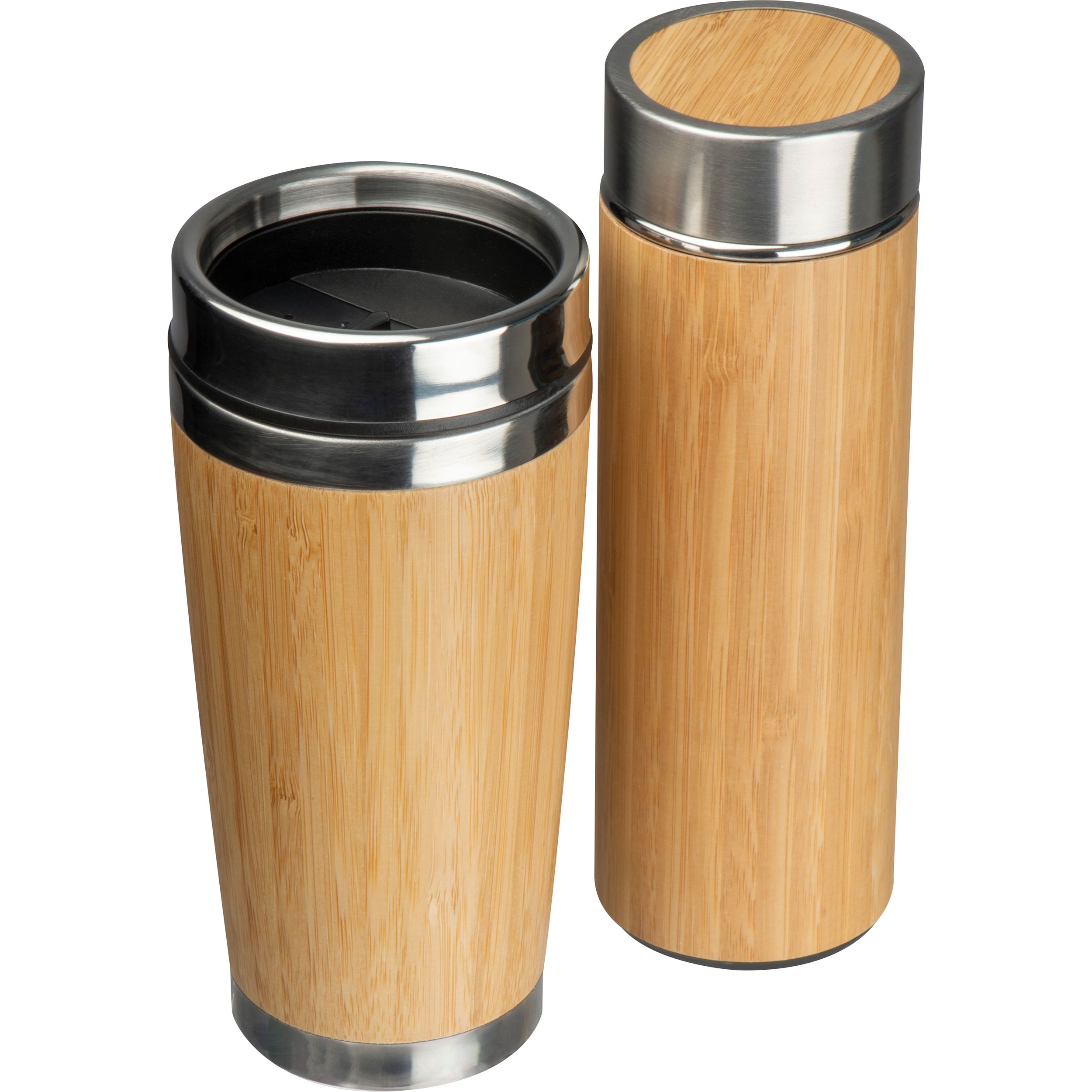 MA62979Set aus Trinkbecher und Vakuum Trinkflasche