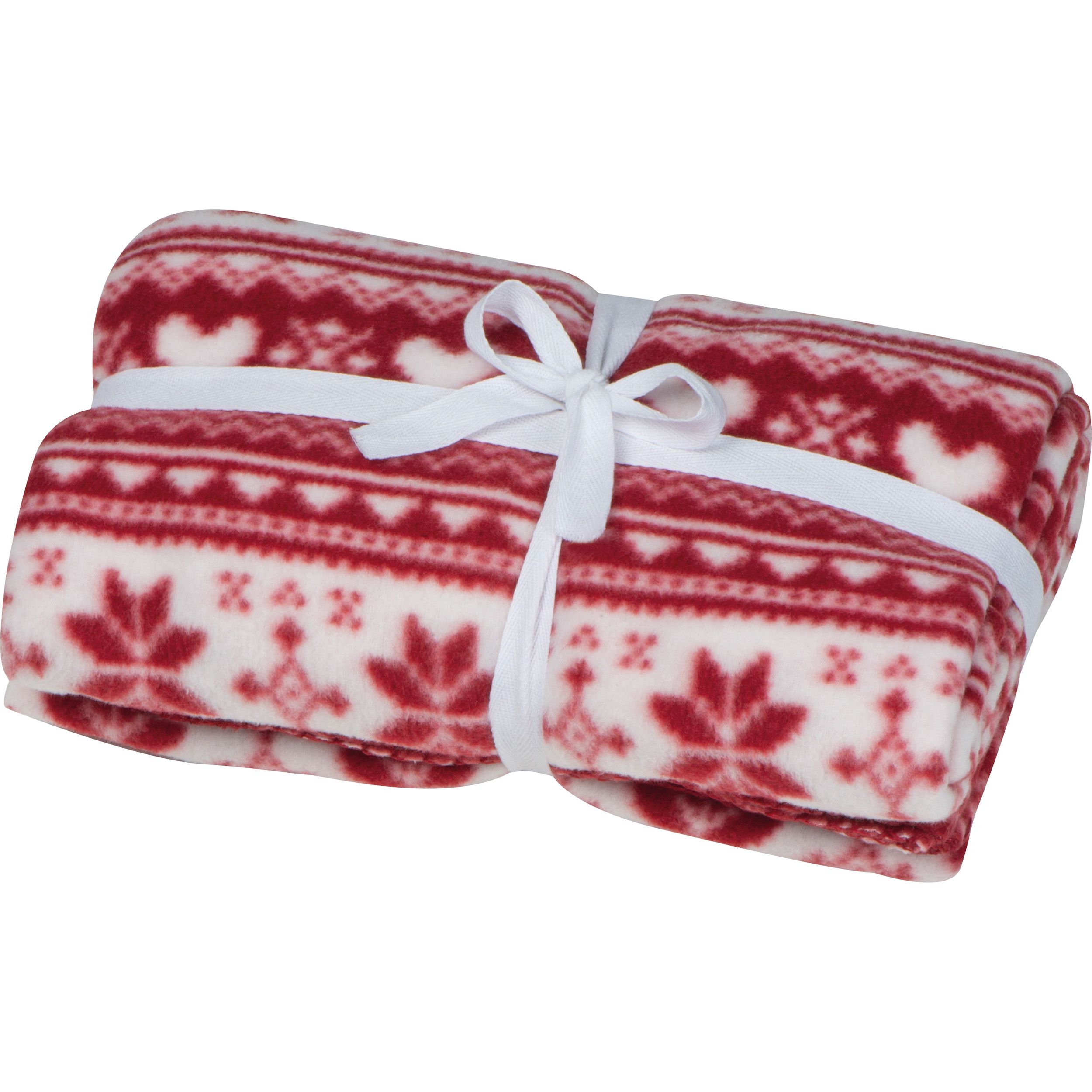 MA63169-05Weihnachtliche Kuscheldecke _ rot