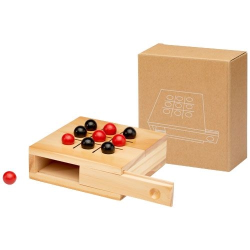 PF104564-1Strobus Tic-Tac-Toe Spiel aus Holz_ natur