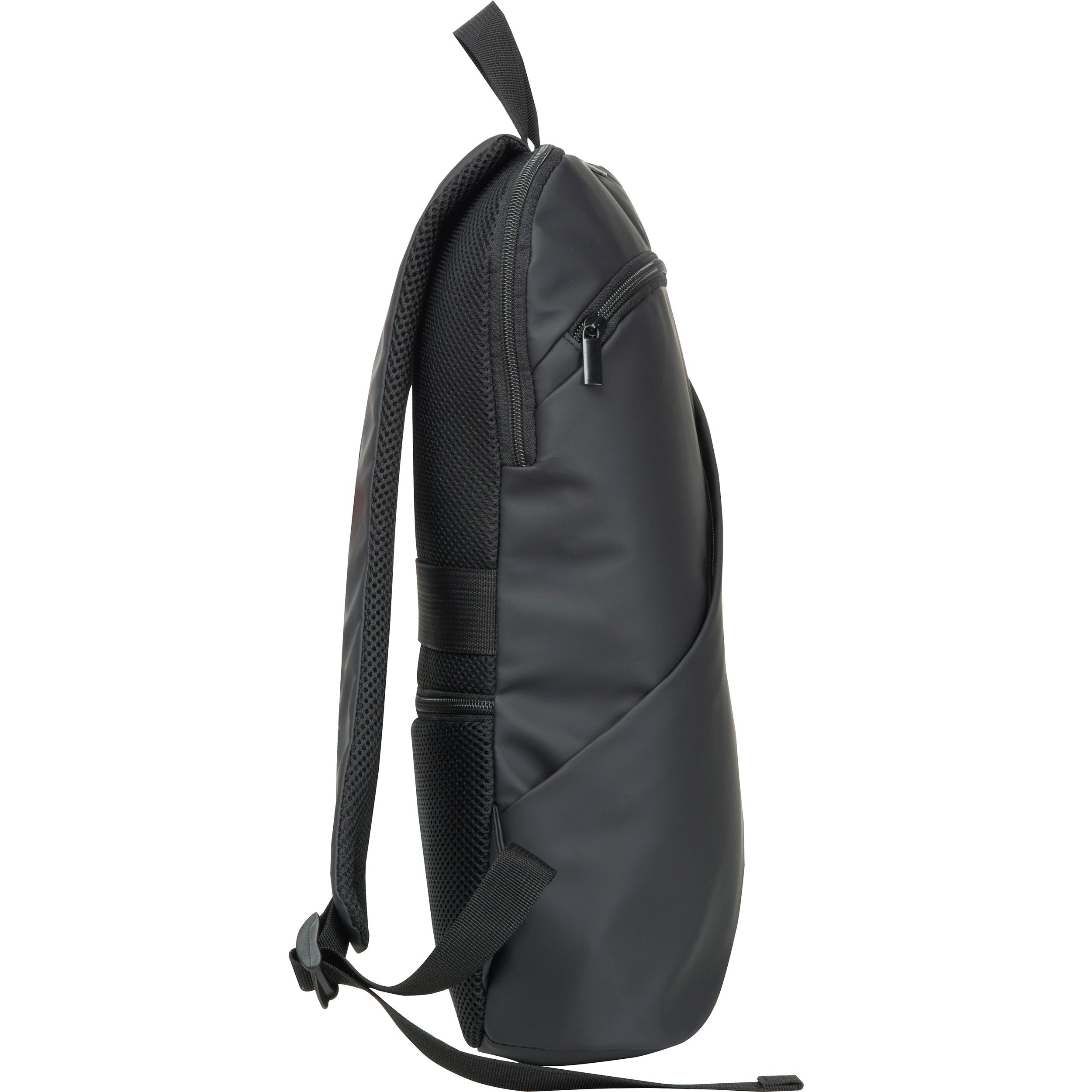 MA65228-03CrisMa Rucksack mit schraegem Reissverschluss TROY_ schwarz