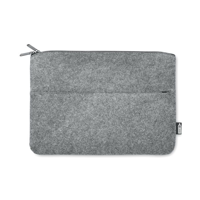 MO6419-07Toplo Laptoptasche RPET-Filz_ grau
