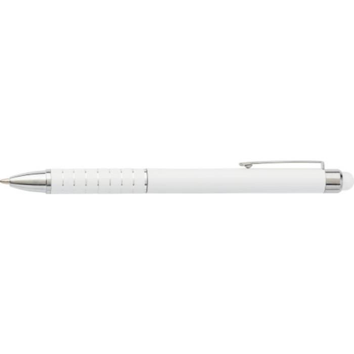 GI0647-02Kugelschreiber aus Metall Oliver_ Weiss