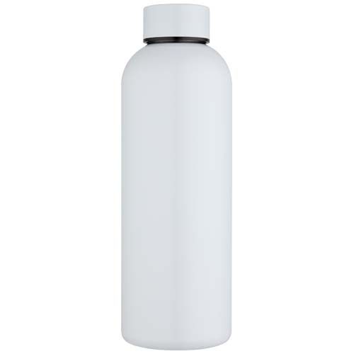 PF100921-1Spring 750 ml RCS-zertifizierte einwandige Sublimation Trinkflasche aus recyceltem Edelstahl_ weiss