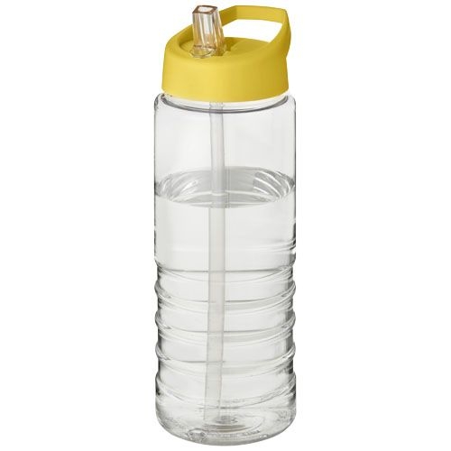 PF210877-13H2O Active® Treble 750 ml Sportflasche mit Ausgussdeckel_ transparent_gelb PF210877-13H2O Active® Treble 750 ml Sportflasche mit Ausgussdeckel_ transparent_gelb