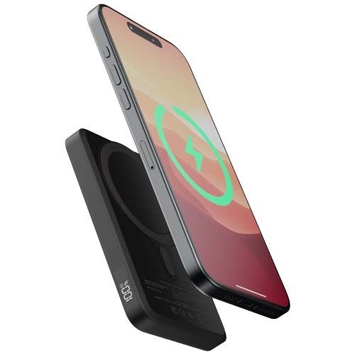 PF124410-1Xtorm FS5W051 5000 mAh magnetische kabellose Powerbank_ schwarz