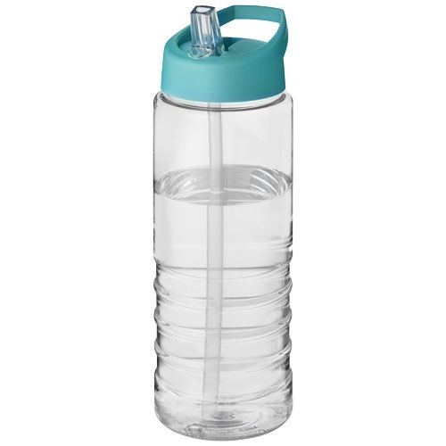 PF210877-5H2O Active® Treble 750 ml Sportflasche mit Ausgussdeckel_ transparent_aquablau PF210877-5H2O Active® Treble 750 ml Sportflasche mit Ausgussdeckel_ transparent_aquablau
