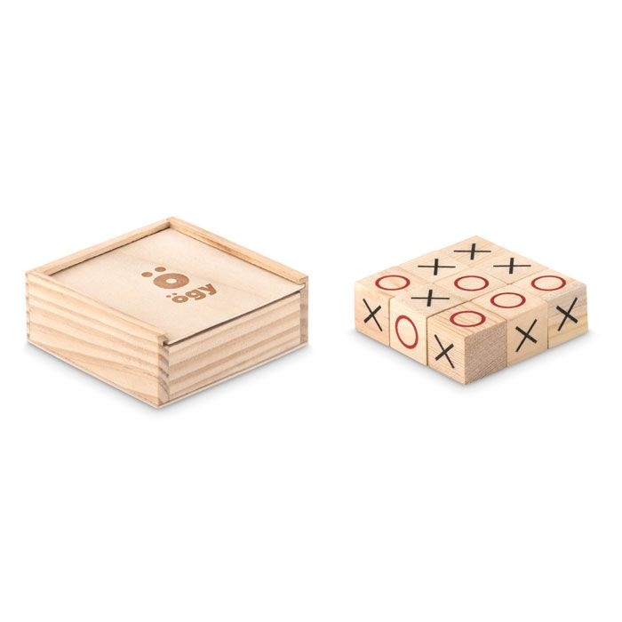 MO9493-40Tic Tac Toe Tic-Tac-Toe Spiel_ Holz
