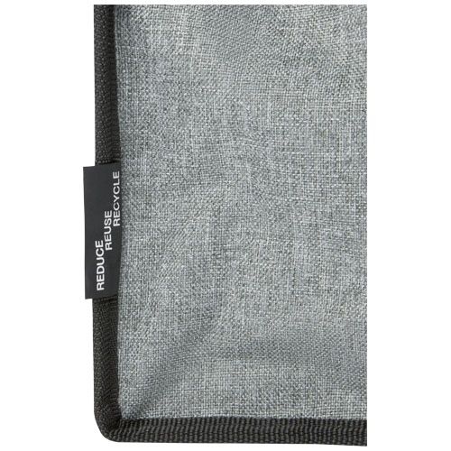 PF120617-1Reclaim GRS rPET Kuehltasche fuer 4 Dosen 5L_ heather grau