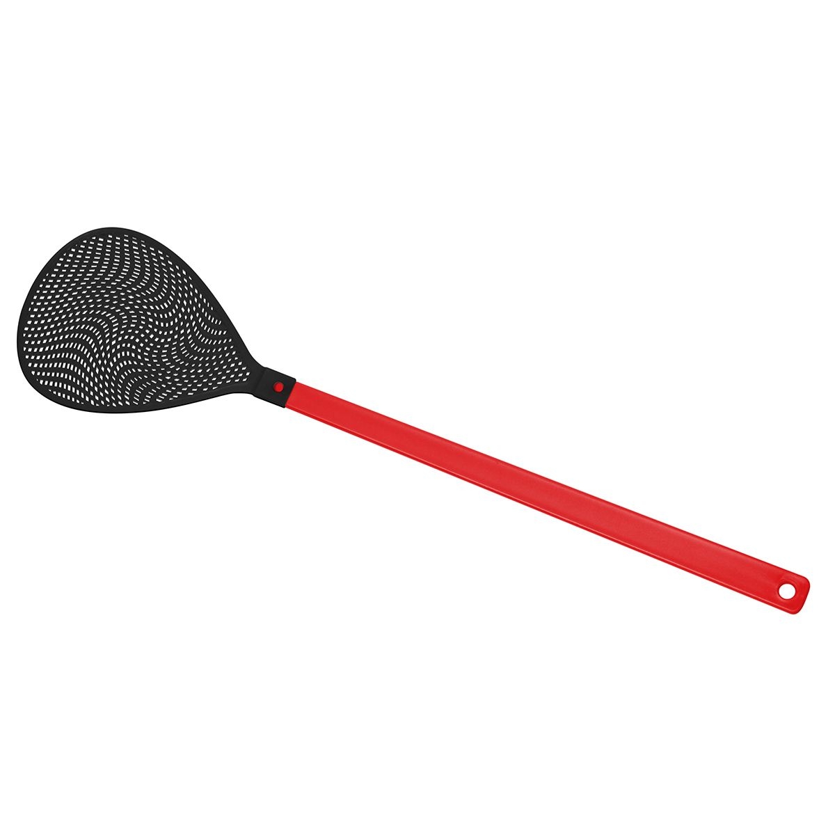 HE8731-1-6Fliegenklatsche _Oval_ rot_ schwarz HE8731-1-6Fliegenklatsche _Oval_ rot_ schwarz