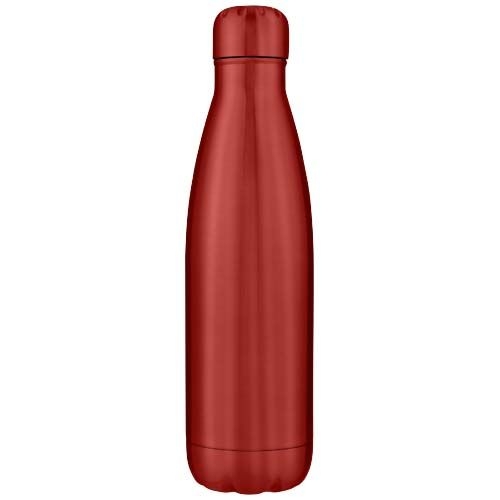 PF100671-3Cove 500 ml vakuumisolierte Edelstahlflasche_ rot