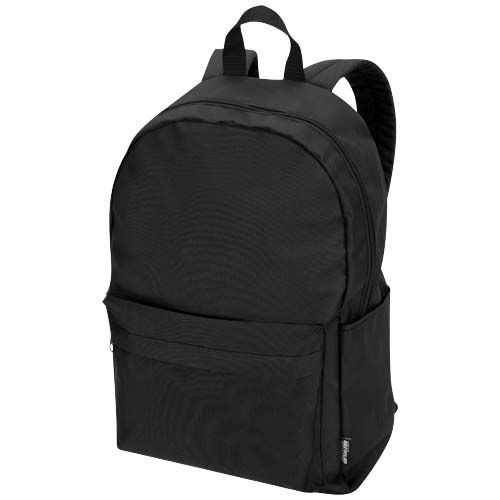 PF130096-9Byron 14_ GRS-recycelter City Laptop Rucksack 14 L_ schwarz