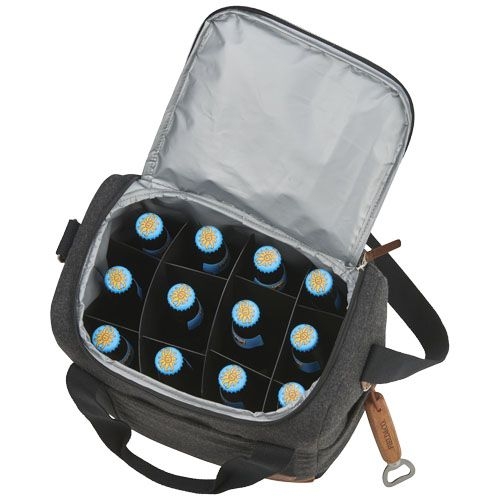 PF120302-1Campster Kuehltasche fuer 12 Flaschen 13L_ kohle_braun