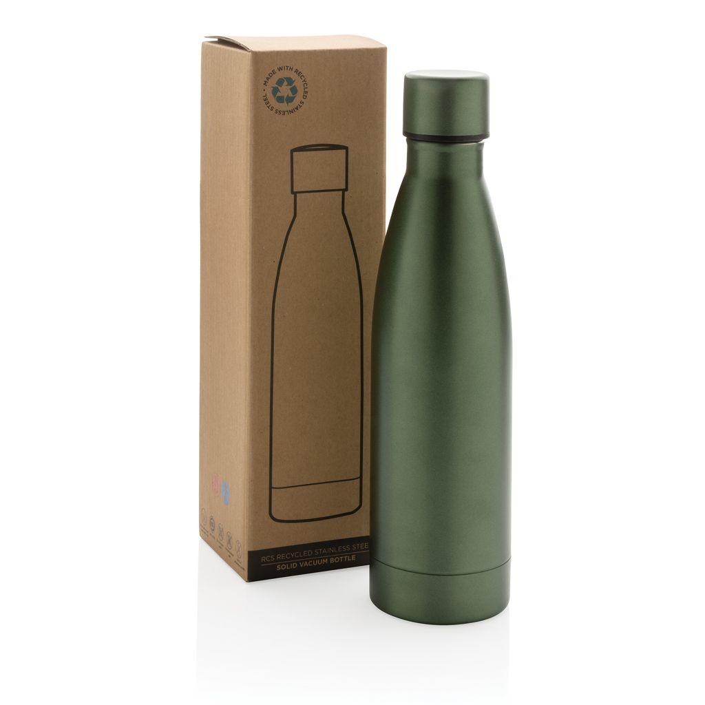 XDP433.27-7RCS recycelte Stainless Steel Solid Vakuum-Flasche_ gruen
