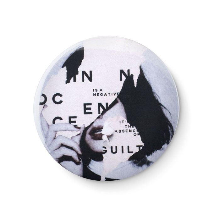 MO9329-16Small Pin Badge Anstecknadel klein_ Mattsilber