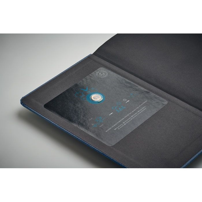 MO6689-04Grow DIN A5 Notizbuch_ liniert_ Blau