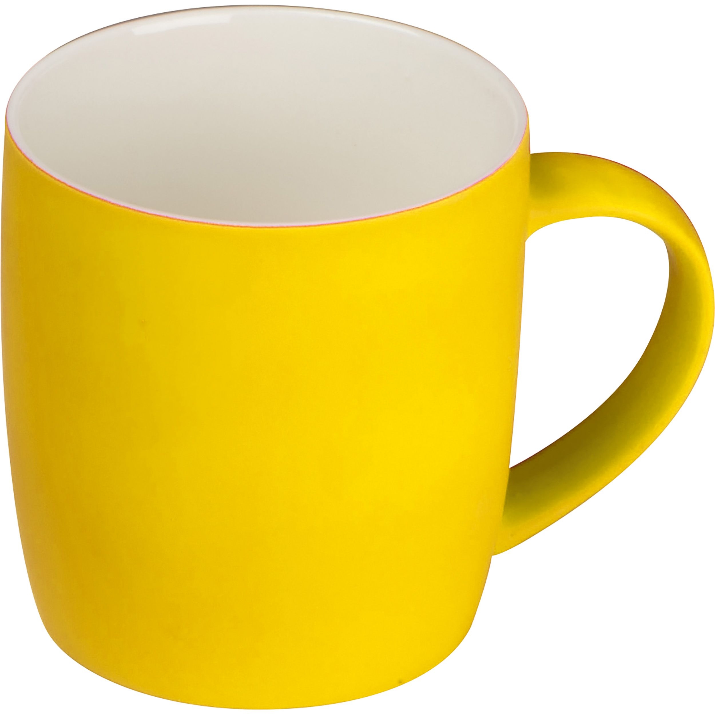 MA80654-08Tasse aus Porzellan_ aussen gummiert_ 300ml ULF_ gelb