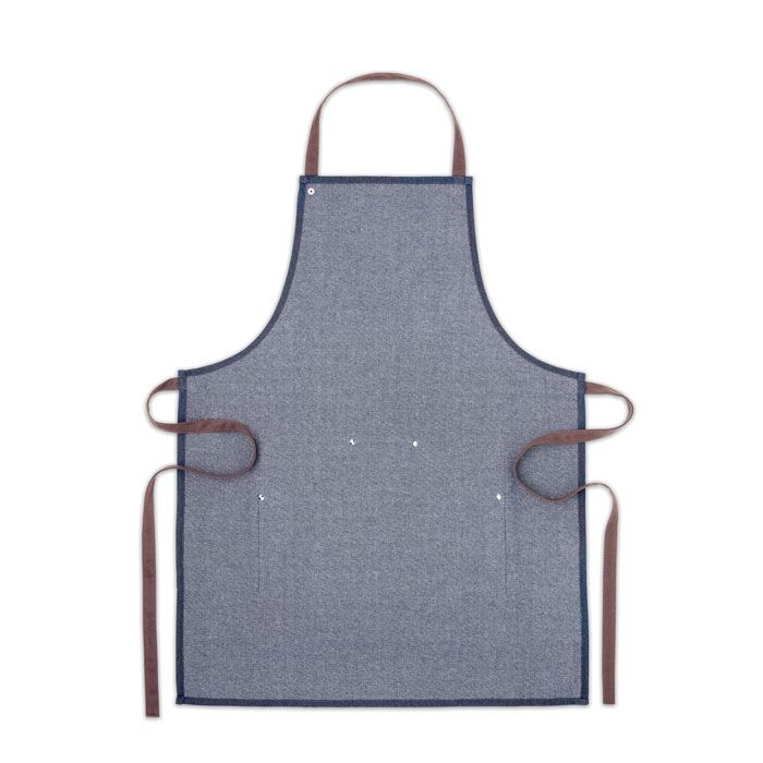 Denipur Küchenschürze Denim 240 g/m², Blau