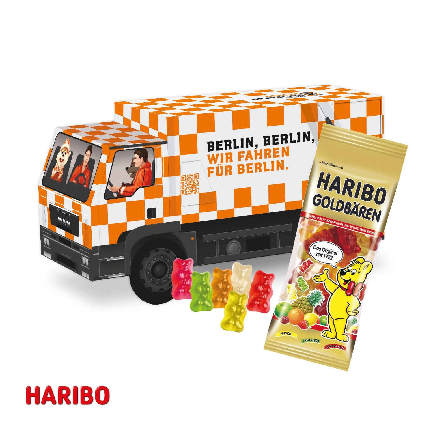 CD916803D Praesent LKW mit Haribo Goldbaeren