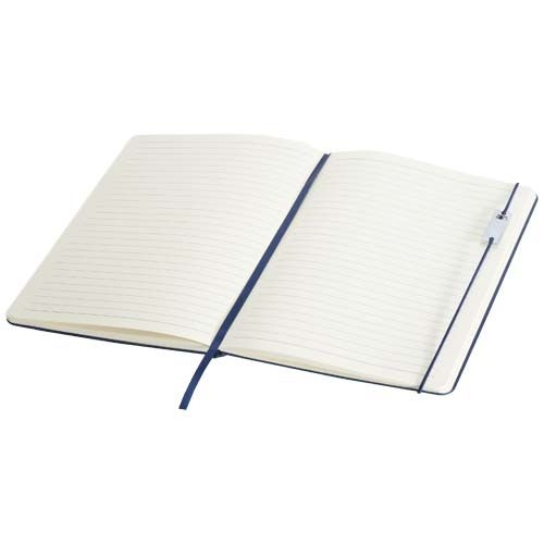 PF106258-4Legato Elegance A5 Hardcover Notizbuch mit Tintenroller Set_ ozeanblau_weiss