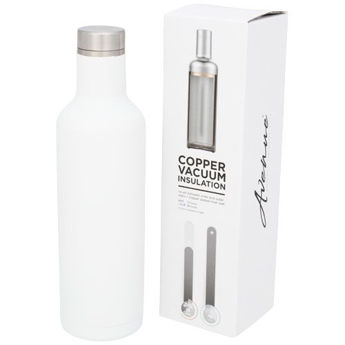PF100517-3Pinto 750 ml Kupfer-Vakuum Isolierflasche_ weiss PF100517-3Pinto 750 ml Kupfer-Vakuum Isolierflasche_ weiss