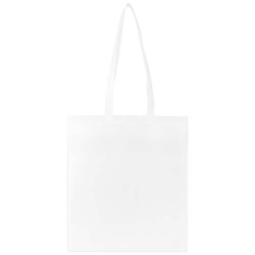 PF130105-1EcoSeal GRS-recycelte Nonwoven Kongress Tragetasche 6 L_ weiss