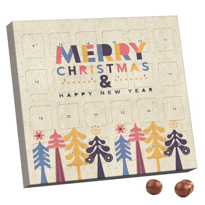 JG20062-4XS Adventskalender_ Graspapier_ Brandt Knusperkugeln_ Black _ White_ Individuelles Motiv