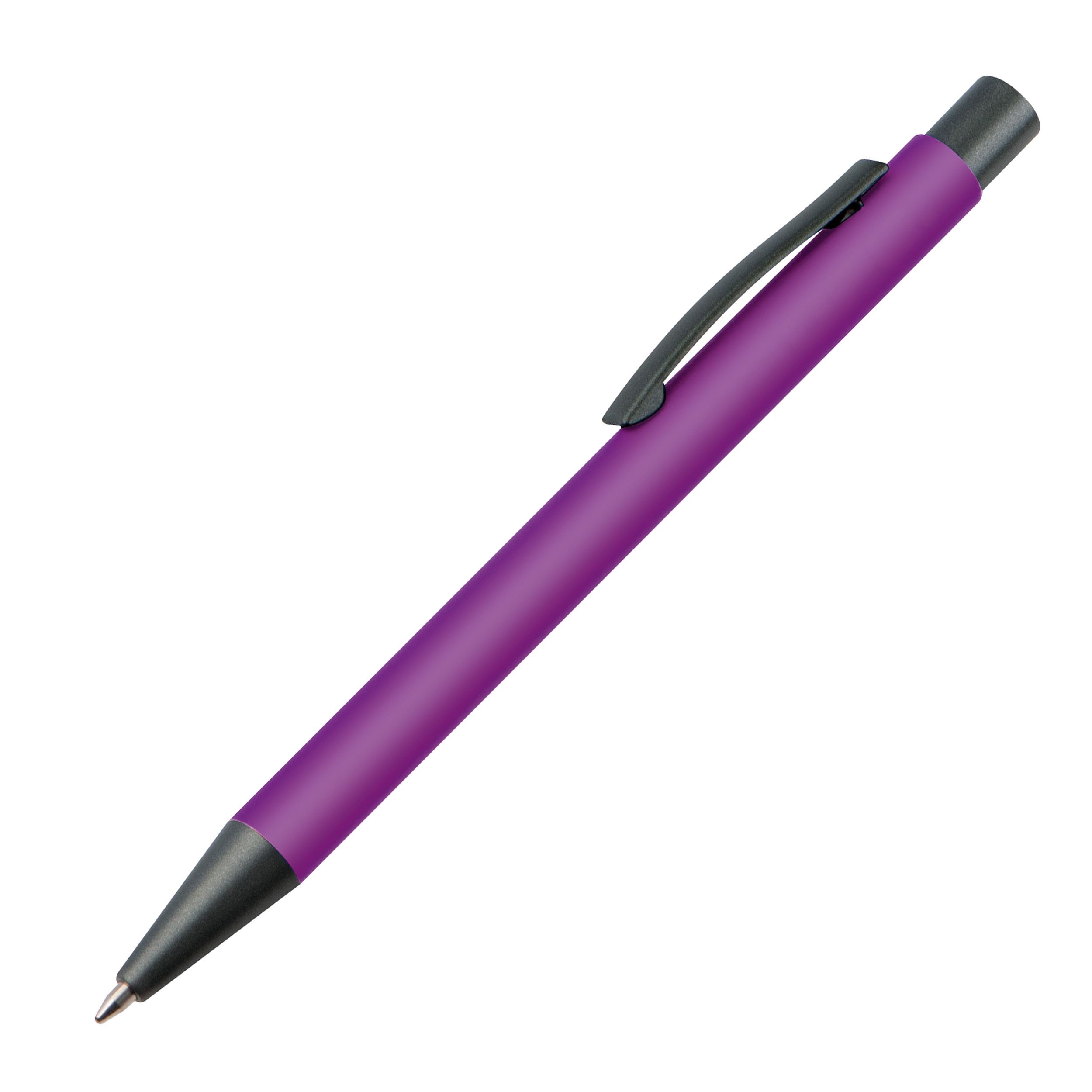 MA10945-12Matter Kugelschreiber mit Metallclip  _ lila