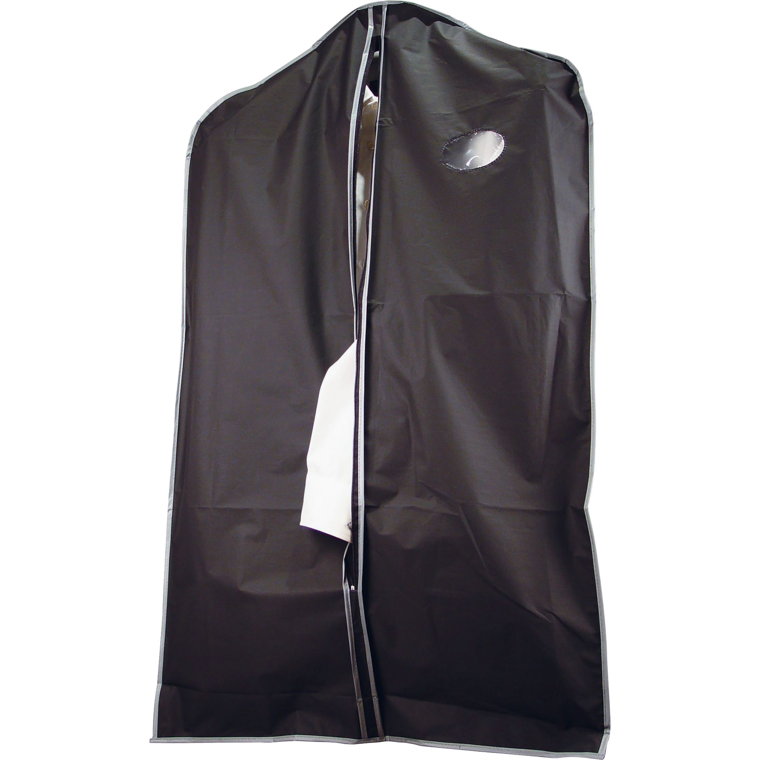 Kleiderschutzhülle aus PEVA, schwarz