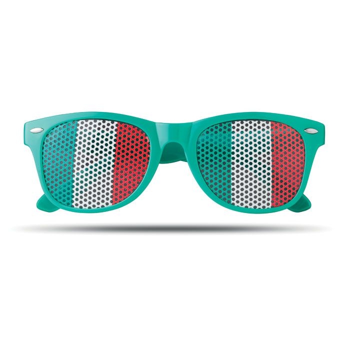 MO9275-09Flag Fun Fan Sonnenbrille_ Gruen MO9275-09Flag Fun Fan Sonnenbrille_ Gruen