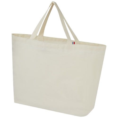PF120696-1Cannes 200 g_m² Shopper Tragetasche aus recyceltem Material 10L_ natur