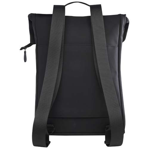 PF120750-1Turner 15_6_ GRS-recycelter Rolltop Laptop-Rucksack 12 L_ schwarz