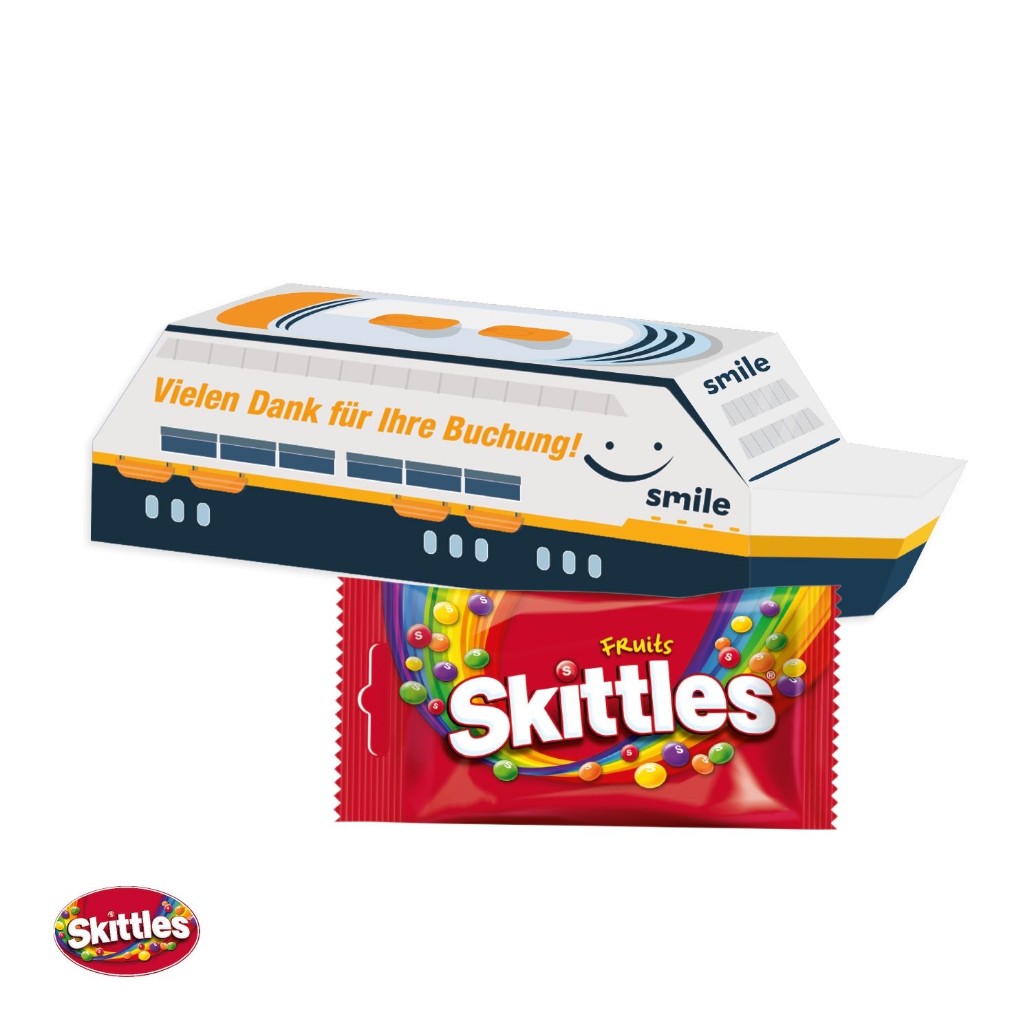 CD91732-023D Praesent _Schiff_ mit Skittles®_ Skittles Crazy Sours