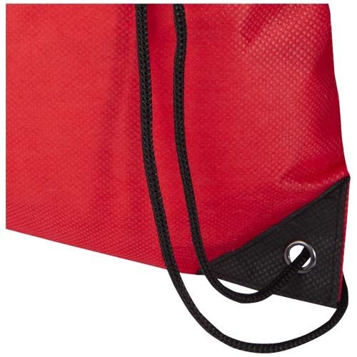 PF130080-2Evergreen Sportbeutel aus recyceltem GRS Non Woven 5 L_ rot