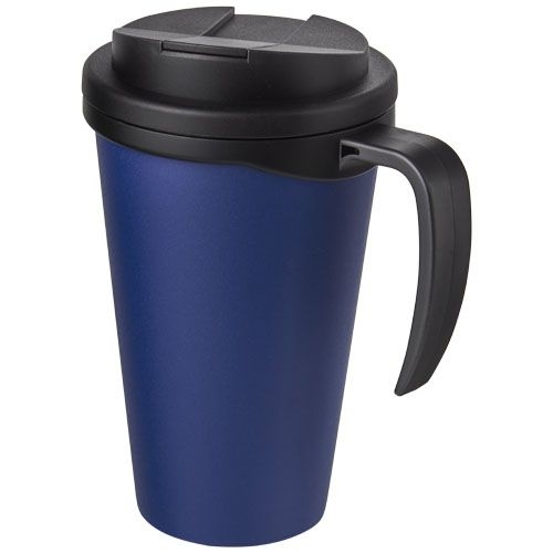 Americano® Grande 350 ml Isolierbecher mit auslaufsicherem Schraubverschluss, blau,schwarz