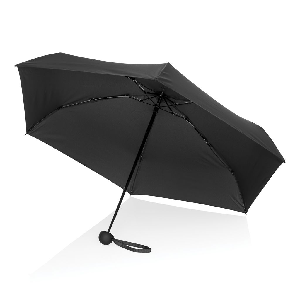 XDP850.74-0119_5“manueller Super-Mini-Schirm aus Aware™ rPET 190T Pongee_ schwarz