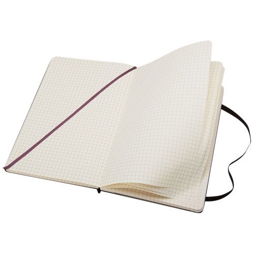 PF107169-1Moleskine Classic Hardcover Notizbuch L – kariert_ schwarz