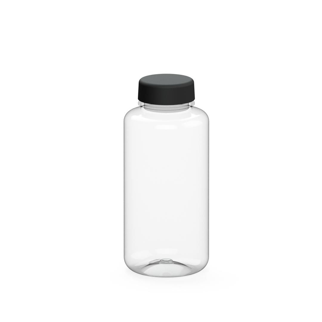 EL02213-2Trinkflasche _Refresh_ 700 ml_ RENEW_ transparent_ schwarz