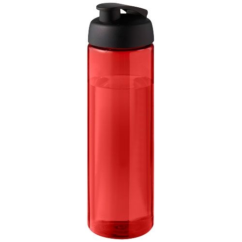 PF210483-12H2O Active® Eco Vibe 850 ml Sportflasche mit Klappdeckel_ rot_schwarz PF210483-12H2O Active® Eco Vibe 850 ml Sportflasche mit Klappdeckel_ rot_schwarz