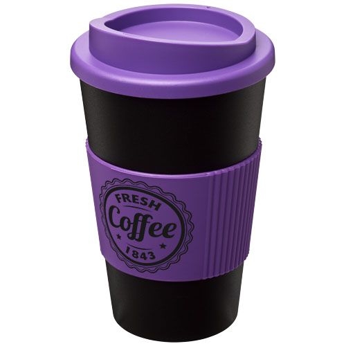 PF210002-6Americano® 350 ml Isolierbecher mit Schutzring_ schwarz_lila