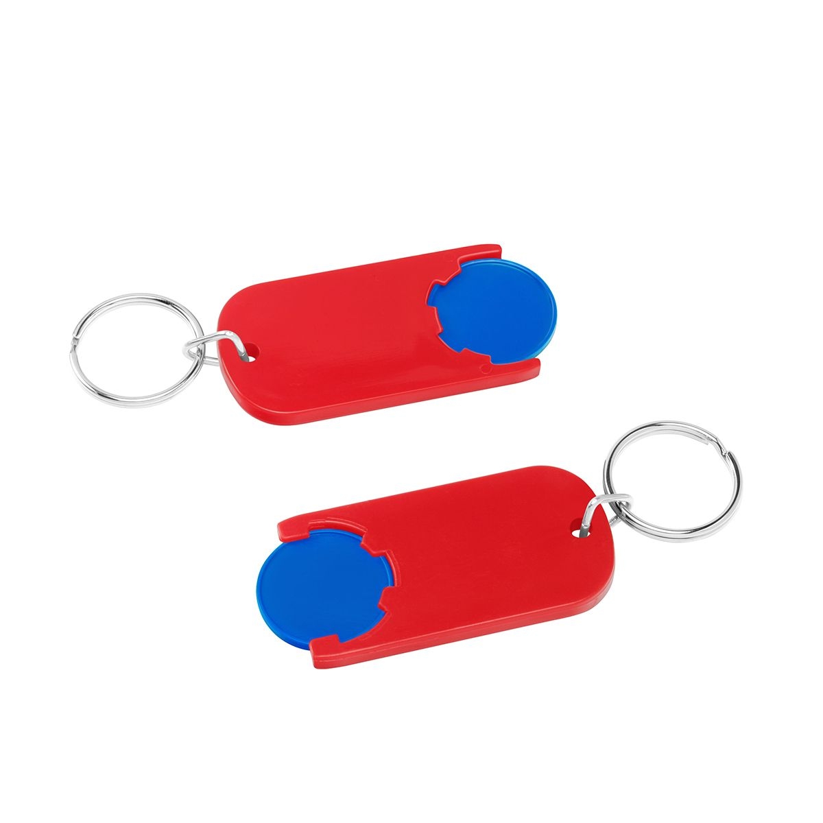 HE7439R-3-1Chiphalter mit 1€-Chip _Alpha_ blau_ rot HE7439R-3-1Chiphalter mit 1€-Chip _Alpha_ blau_ rot