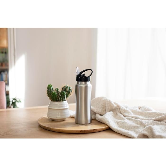 GI5233-32Trinkflasche aus Edelstahl Serena_ silber